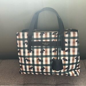 Barely used Radley London Finsbury Park checkered dog purse